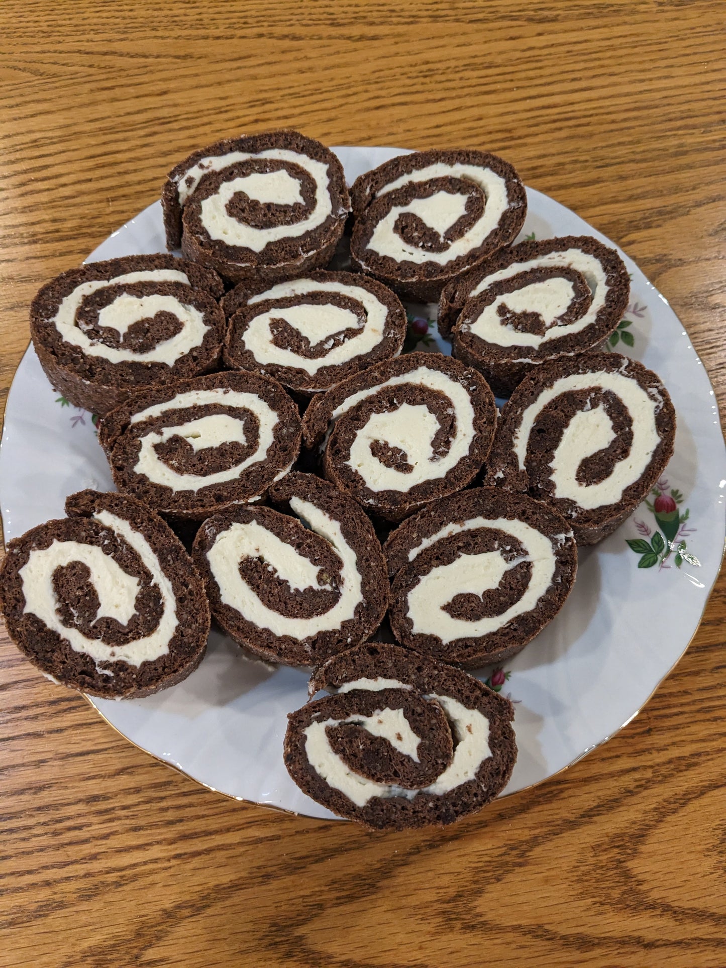 Chocolate Swiss Rolls - Half Roll