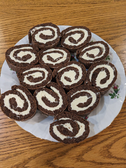 Chocolate Swiss Rolls - Half Roll